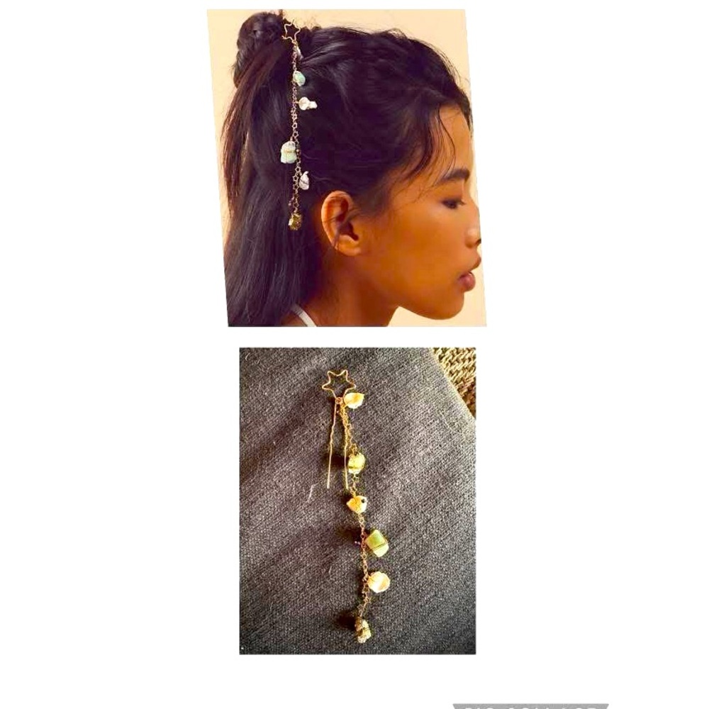 Ariana Ost x Free People Jewelry | Genuine stone hair pin